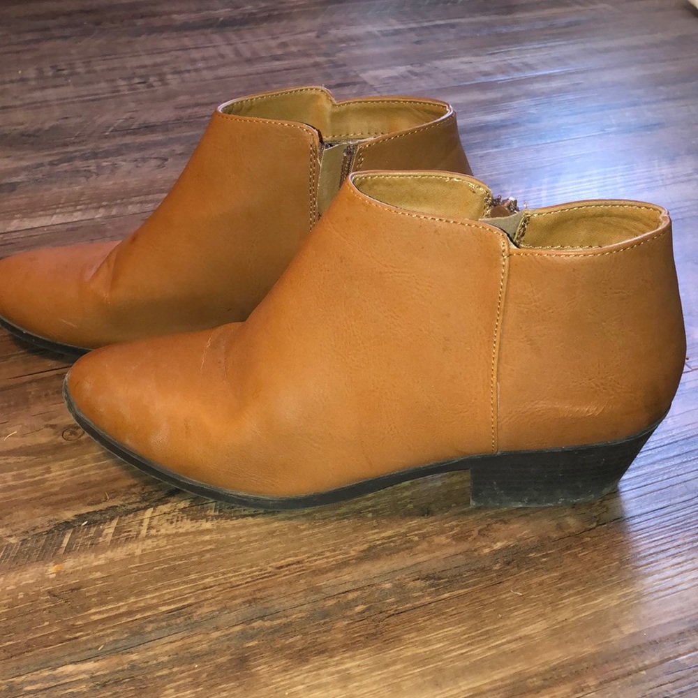 Cognac Ankle boots Sz. 10
